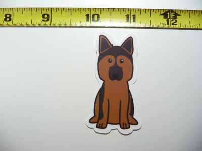 CUTE WHO ME GERMAN SHEPHERD PUPPY DECAL STICKER DOG PET BEST FRIEND POOCH LAPTOP