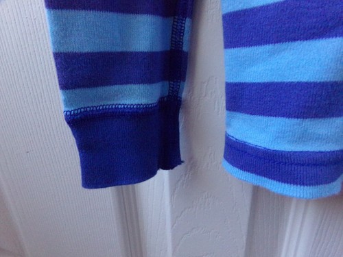 VTG HANNA ANDERSSON 5 Boys Girls Blue Opposite Striped Pajama Shirt Top Size 110 - Picture 14 of 19