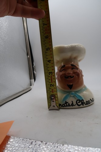 Vtg Grated Cheese Chef in White & Blue Handkerchief May Be Unmarked Holt Howard - Picture 15 of 15