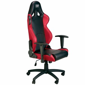 Omp Racing Seat Swivel Wheeled Office Chair Faux Leather Omp Racing Seat Swivel Wheeled Office