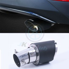 For Toyota C-HR CHR 16-18 Carbon Fiber Rear Exhaust Muffler Tip End Pipe Trim j