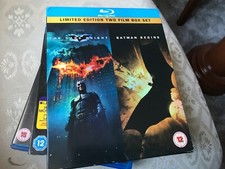 The Dark Knight and Batman Begins - Limited Edition Two Film Box Set - Blu Ray