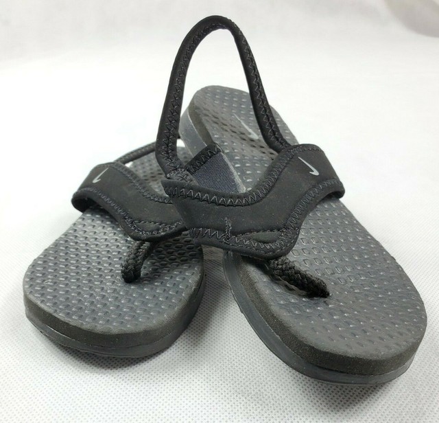 black nike sandals for toddlers