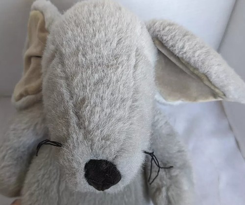 1994 Manhattan Toy Plush Mouse Sleepy Rat Purple Bow Stuffed Animal Gray 17" Vtg - Picture 21 of 22