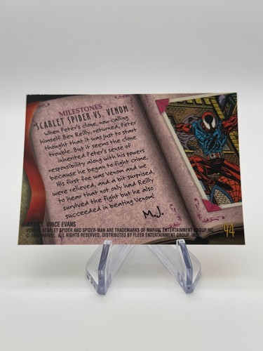 1995 Fleer Ultra Spider-Man Spiderman Marvel Premiere Base Card You Pick Choose - Picture 59 of 84
