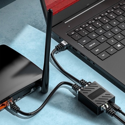 2 Ports Gigabit Switch 10/100/1000Mbps, 2 In 1 Out/1 In 2 Out Switch Lan - Picture 7 of 10
