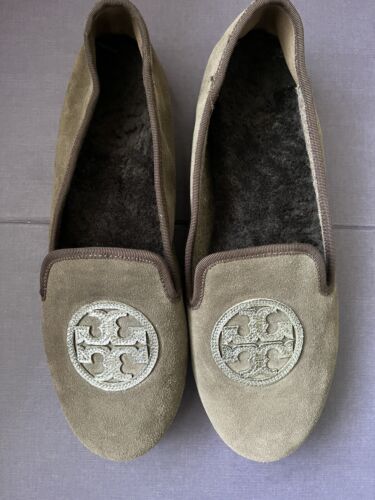 Tory Burch Billy Suede Smoking Slippers Womens Size 11 M Loafers Fur Lined | eBay Tory Burch Billy Suede Smoking Slippers Womens Size 11 M Loafers Fur Lined | eBay