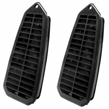 1968 1969 Camaro Firebird Full Door Jamb Vent Grille Pair w/Baking Vent & Flap