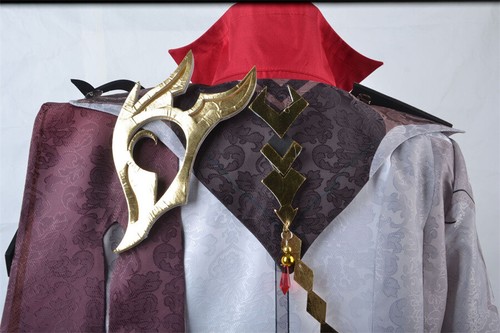 Game Anime Genshin Impact Tartaglia Cosplay Costume Wig Ajax Cos Clothing Outfit - Picture 13 of 18