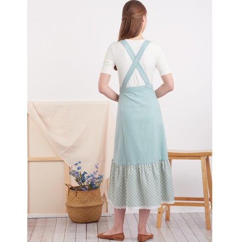 SIMPLICITY 9435 ADULT APRONS Sewing pattern in 4 Different styles Skill: EASY - Picture 8 of 9