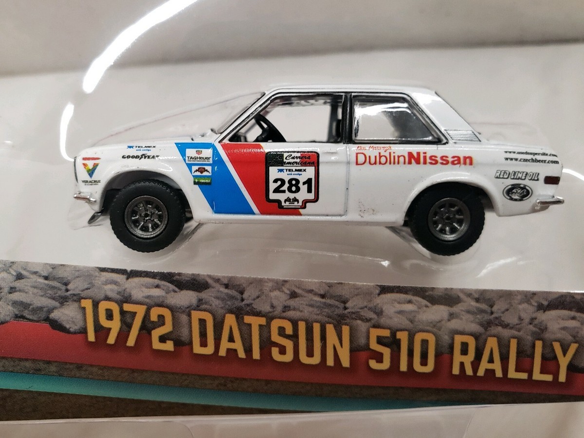 1972 Datsun 510 Rally car 1:64 Scale 4x4 offroad 4WD Greenlight