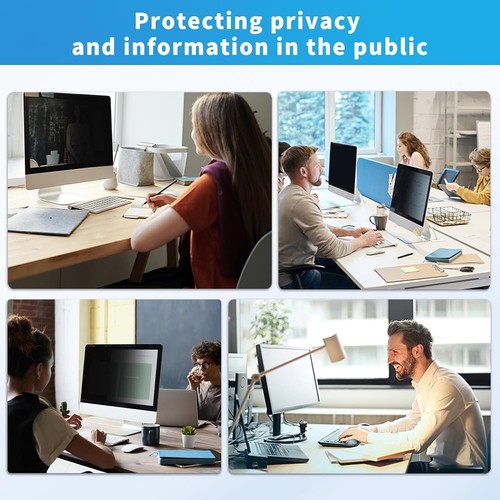 24 Inch Computer Screen Privacy Filter for 16:9 Widescreen Monitor,Anti Glare & - Picture 7 of 9