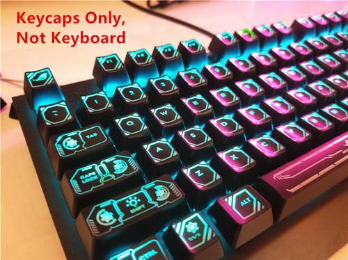 104 Keys Rog Laser Keycap for Corsair K70 K65 RGB K95 Strafe Mechanical Keyboard - Picture 12 of 14