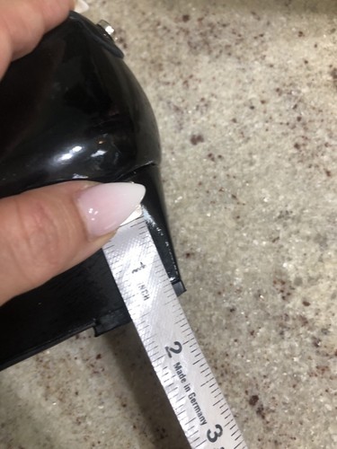 Stuart Weitzman Women's Black Patent Leather Open Toe Wedge Heels 6.5M - Picture 11 of 12
