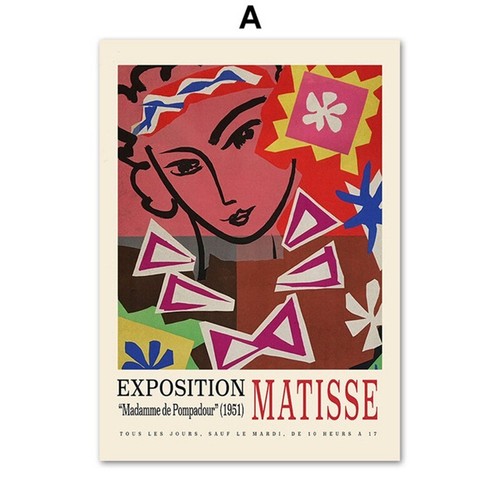 Figura de póster abstracta de Matisse pintura de lona carteles nórdicos impresiones decoración del hogar - Imagen 5 de 15