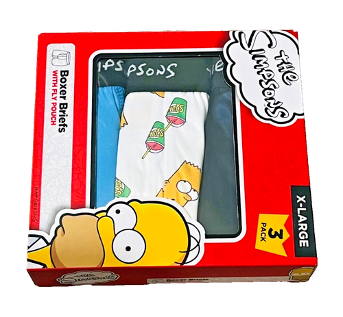 NEU 3er Pack The Simpsons Boxershorts mit Fliegenbeutel Größe X-LARGE - Bild 3 von 4