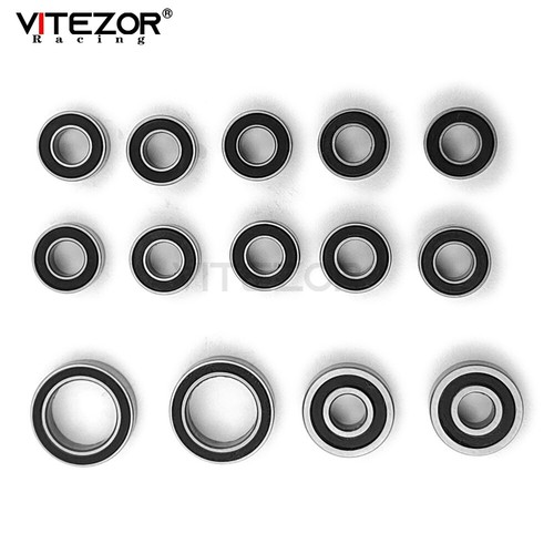 Kit de rodamientos de bolas negros sellados para coche de radiocontrol para coche de radiocontrol Arrma Raider 14 piezas - Imagen 5 de 7