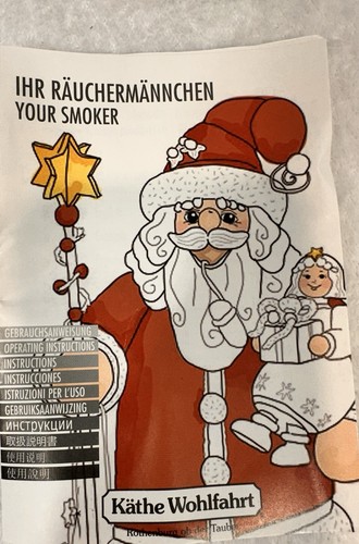 Wooden Christmas Gnome Elf Incense Smoker Käthe Wohlfahrt Duftl Made In Germany - Picture 17 of 24