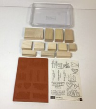 Stampin Up Love Matters Stamp Set 12 Stamps Unmounted