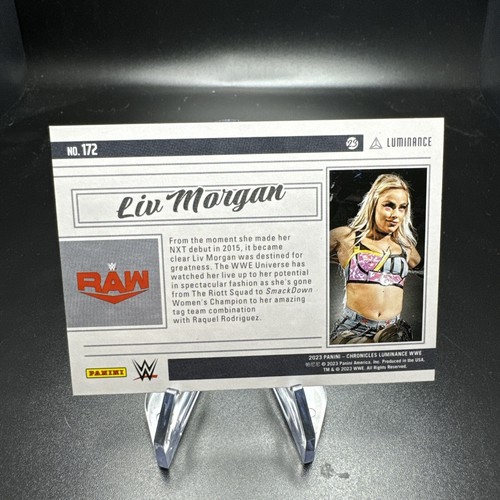 2023 WWE Chronicles Luminance #172 Liv Morgan- BRONZE Parallel - Picture 2 of 2