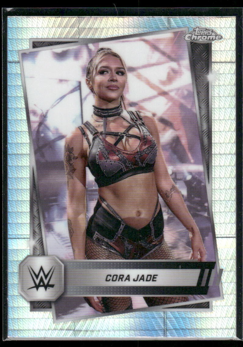 2025 Topps Chrome WWE Cora Jade #136 Prism Refractor