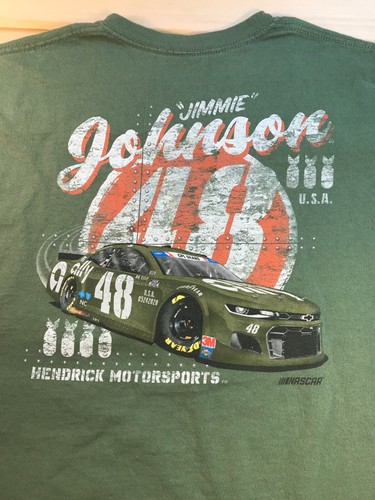 T-Shirt Jimmie Johnson 48 Nascar S/S XL grün Hendrick Motorsports - Bild 5 von 5