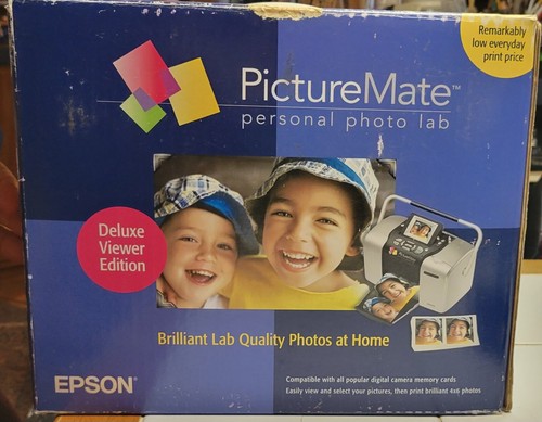 Epson PictureMate Personal Photo Lab Printer Deluxe Viewer Edition With Cord - Picture 2 of 11