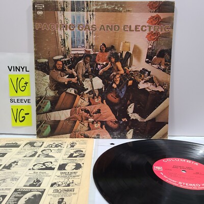 Pacific Gas and Electric Self Titled LP Columbia 1969 VG+ Vinyl 2 Eye OG #V90