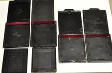 4 metal sheet film holders as shown.