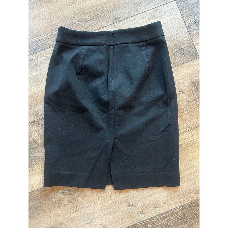 Stretch Black Pencil Skirt Size 6 Banana Republic Sloan Business Casual