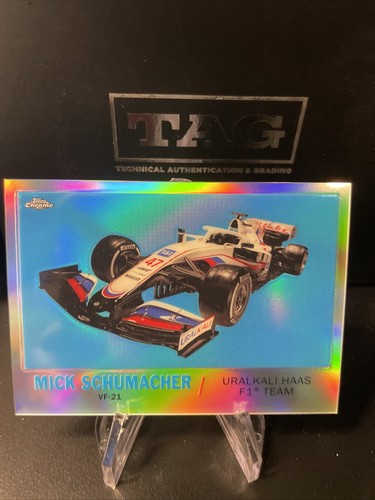 2021 Topps Chrome Formula 1 '61 Topps Sports Cars #T61-MS Mick Schumacher F1 - Bild 1 von 3