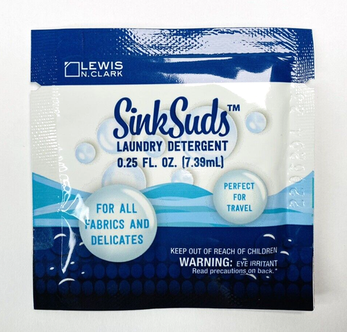 Detergente para ropa Sink Suds | jabón líquido tamaño viaje | paquete de 8 -8 - Imagen 2 de 3