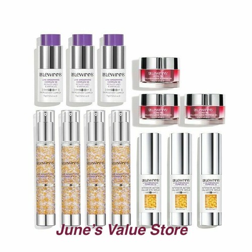 DR LeWinns LSC S8 Triple Action Day Defence Eye Serum Cream R4 Collagen Gel Set