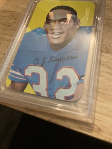 OJ Simpson Rookie Card PSA 4 Vintage Topps Super Buffalo Collector Card 1970 RC - Picture 20 of 23