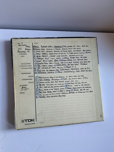 TDK LX 35/180Bm 10,5" Metallrolle Vintage Japan - gebraucht - Bild 3 von 3