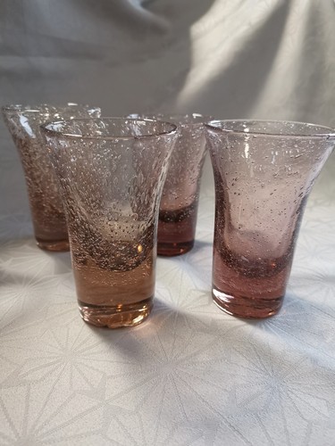 BIOT SERVICE ORANGEADE GLASS BLOW 70s - Picture 5 of 19