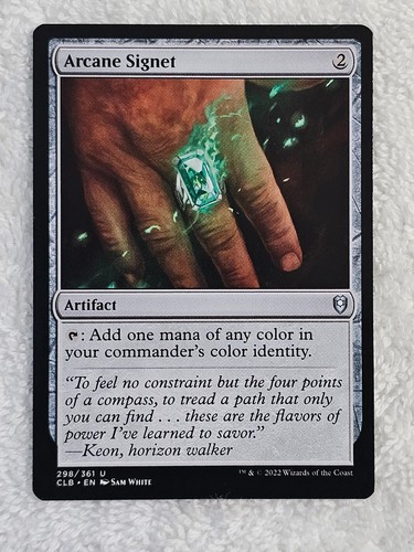 MTG Arcane Signet #298 Battle for Baldur's Gate Magic Gathering Card U NM - Picture 1 of 6