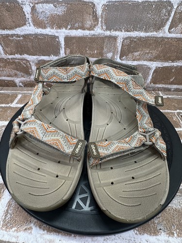 Abeo Escape H20 Strappy Comfort Sandals Brown Orange Women's Size 9 - Picture 5 of 8