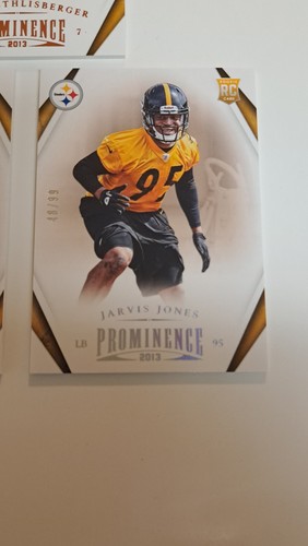 2013 Prominence Football Pittsburgh Steelers 3 Card Lot Big Ben, Wheaton, Jones - Picture 3 of 8