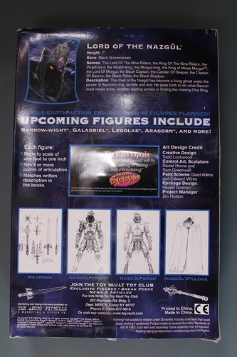 Lord of the Rings Lord of the Nazgul | 2000 Toy Vault Deluxe Figure - Foto 2 di 2
