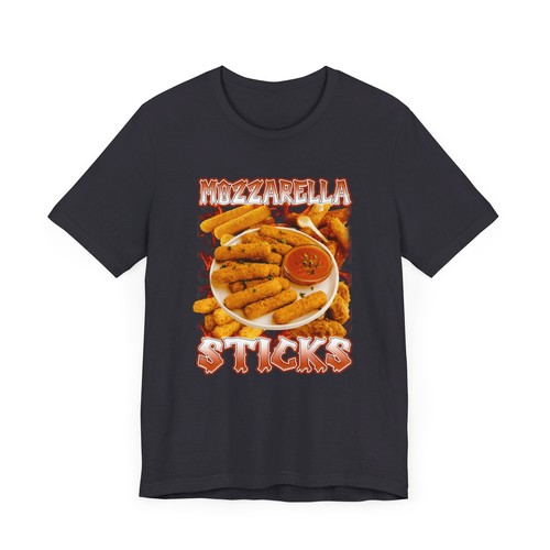 Mozzarella Sticks Premium Comfort T-Shirt Cheese Lover's Stylish Fashion Tee - Picture 8 of 17