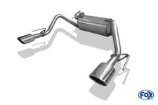 Fox Duplex Auspuff Sportauspuff Komplettanlage für Opel Astra J GTC 1,4l Turbo