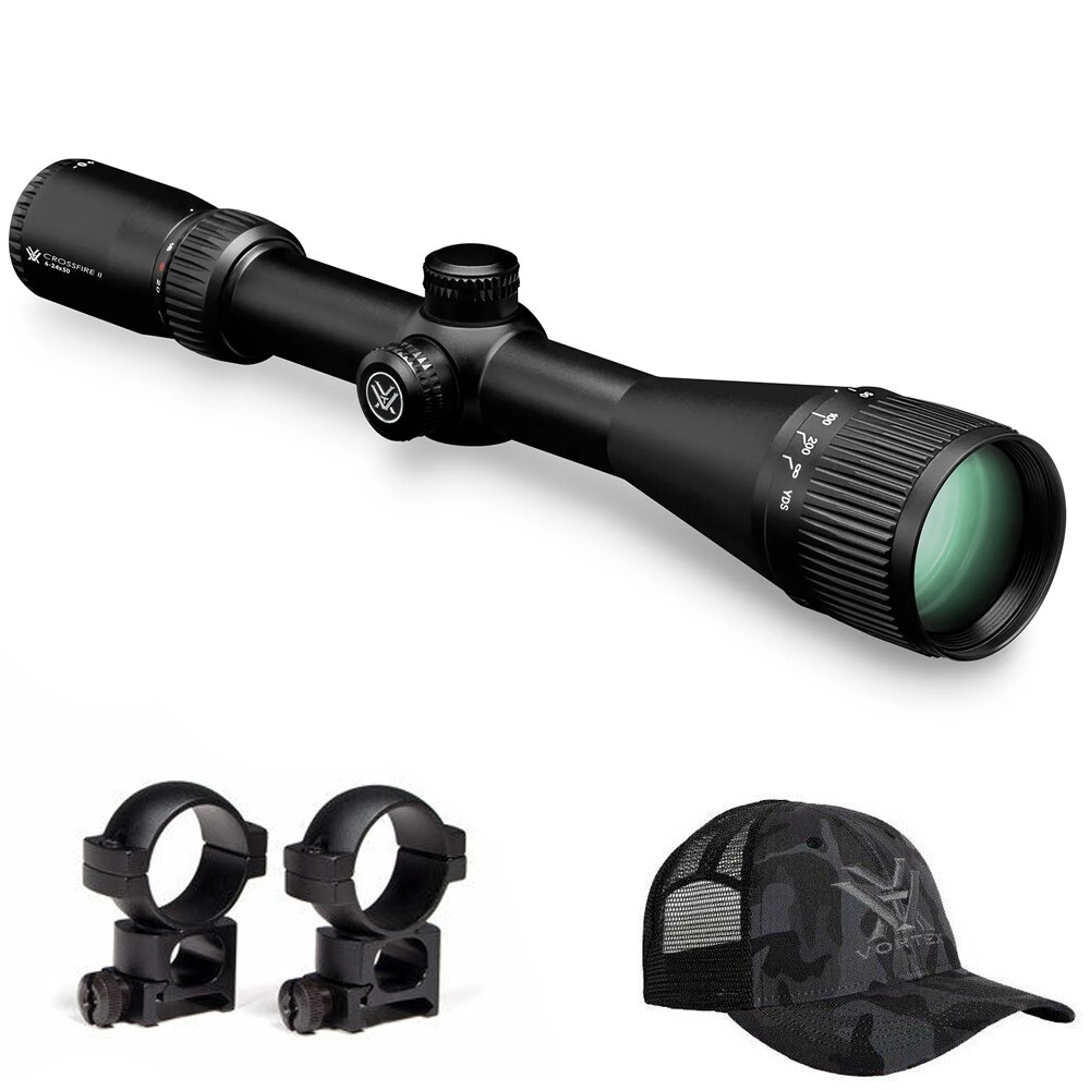 Vortex CROSSFIRE® II 6-24X50 AO Dead-Hold BDC MOA w/ Vortex High