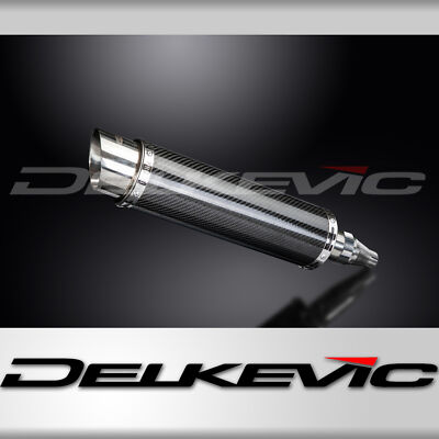 Derbi Senda Adventure 125 08-17 14'' Round Carbon Exhaust Muffler Kit