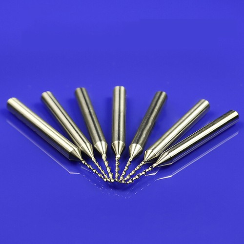 10pcs PCB Milling Cutter Carbide CNC Router Bit 0.2mm - 2.5mm punching drill - Picture 10 of 11