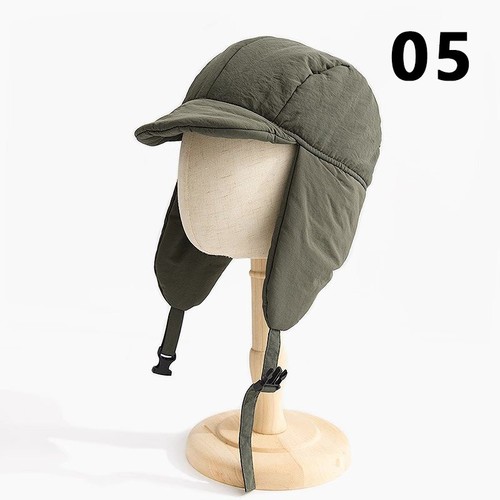 Adult Winter Outdoors  Down Cotton Warm Hat Ladies Plush Ski Riding Bomber Hats - Bild 8 von 20