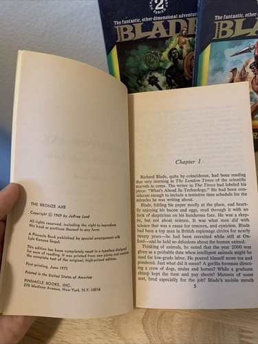 You Pick: BLADE by Jeffrey Lord paperback 4,6, 7 - Picture 2 of 8