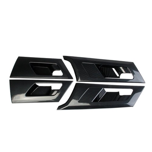 Black/Silver Door Handle Bowl Cover Trim for Mitsubishi Outlander 2022 2023 - Picture 5 of 8
