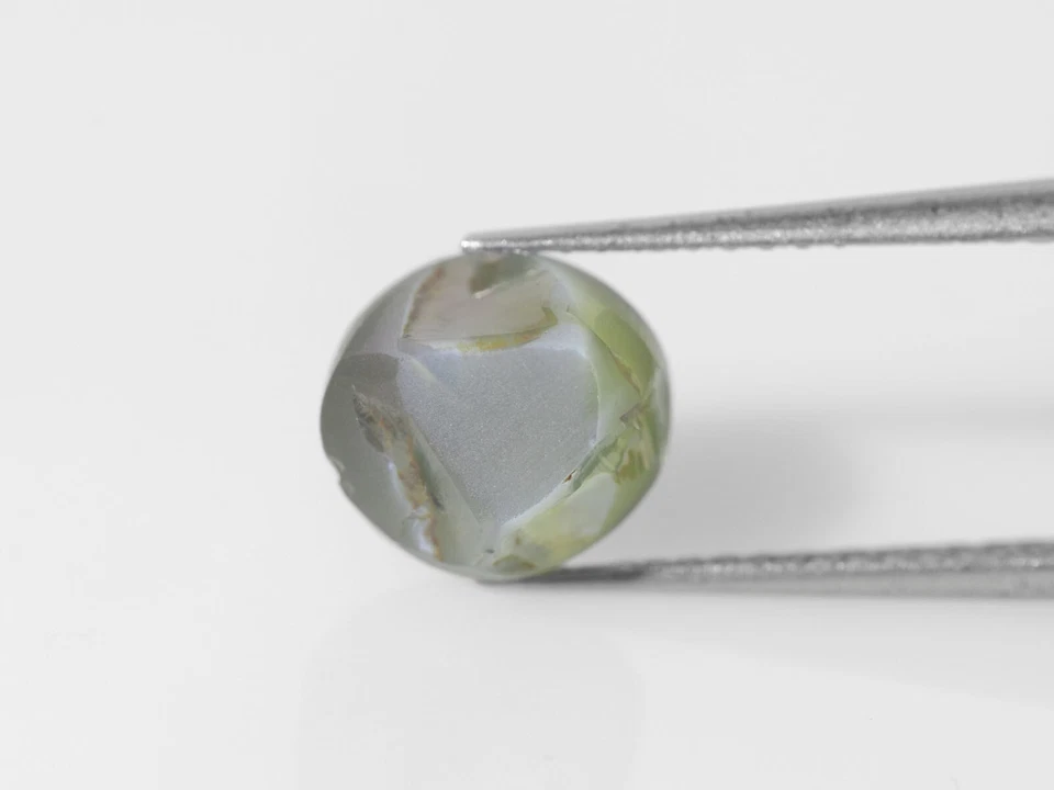 Ojo de Gato Alejandrita India Certificado IGI 3,15 Cts Natural Sin Tratar Ovalado Foto 4 de 4