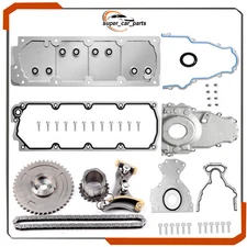 Timing Chain Non VVT LS Front Timing Cover Kit For Chevy GMC LS 4.8 5.3 6.0 6.2L